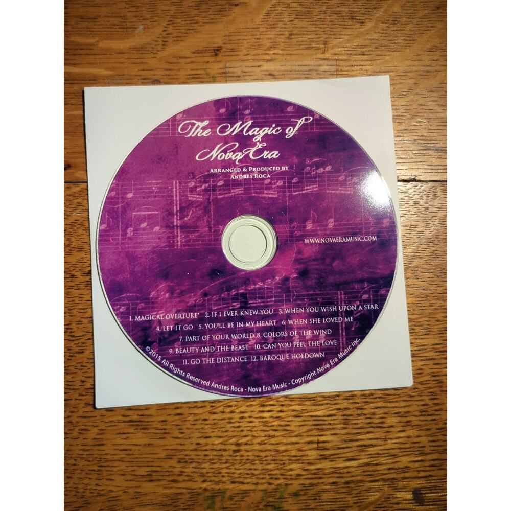 The Magic Of Nova Era Andres Roca CD Disc Only
